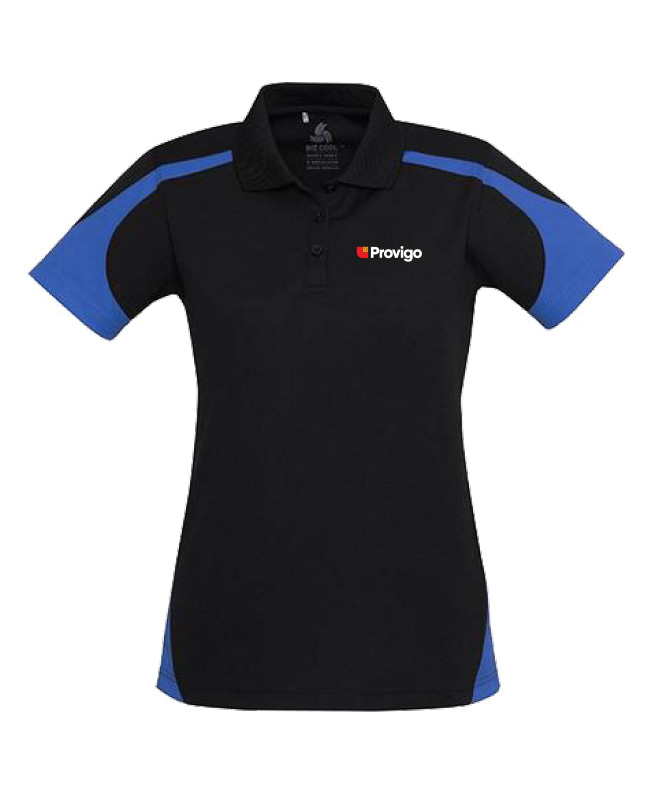 Provigo - P401LS polo 2 tons m.c. femme - broderie (AVG)