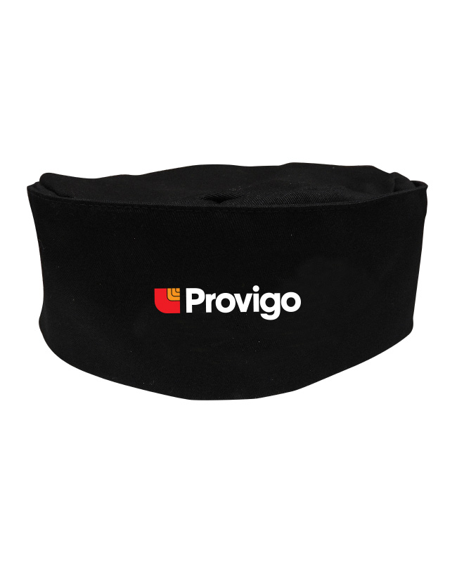 Provigo - A8021U chapeau de chef (MEDIUM-NOIR) - broderie (AV)