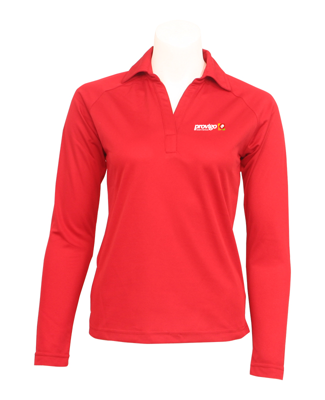 PROVIGO - A7421W polo femme (ROUGE BRIQUE) - LIQUIDATION