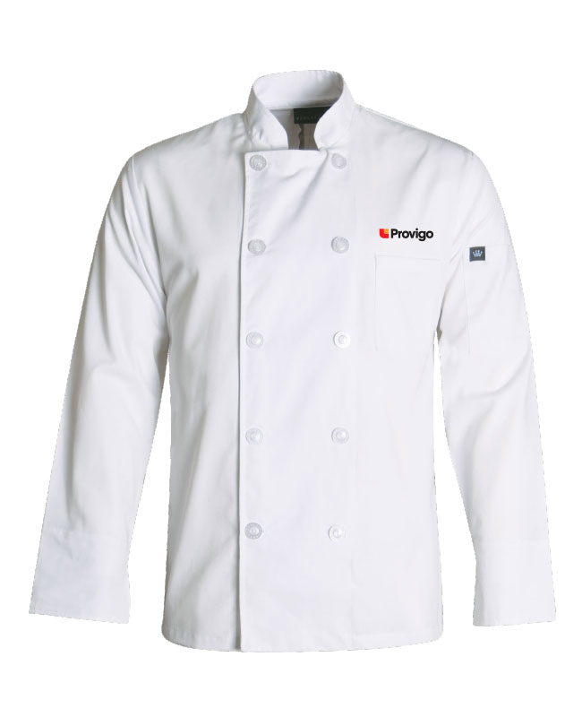 Provigo - GCJ1 veste de chef manches longues - broderie (AVG)